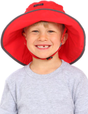 A Bug SPF 50 Adjustable Nylon Hat Red 