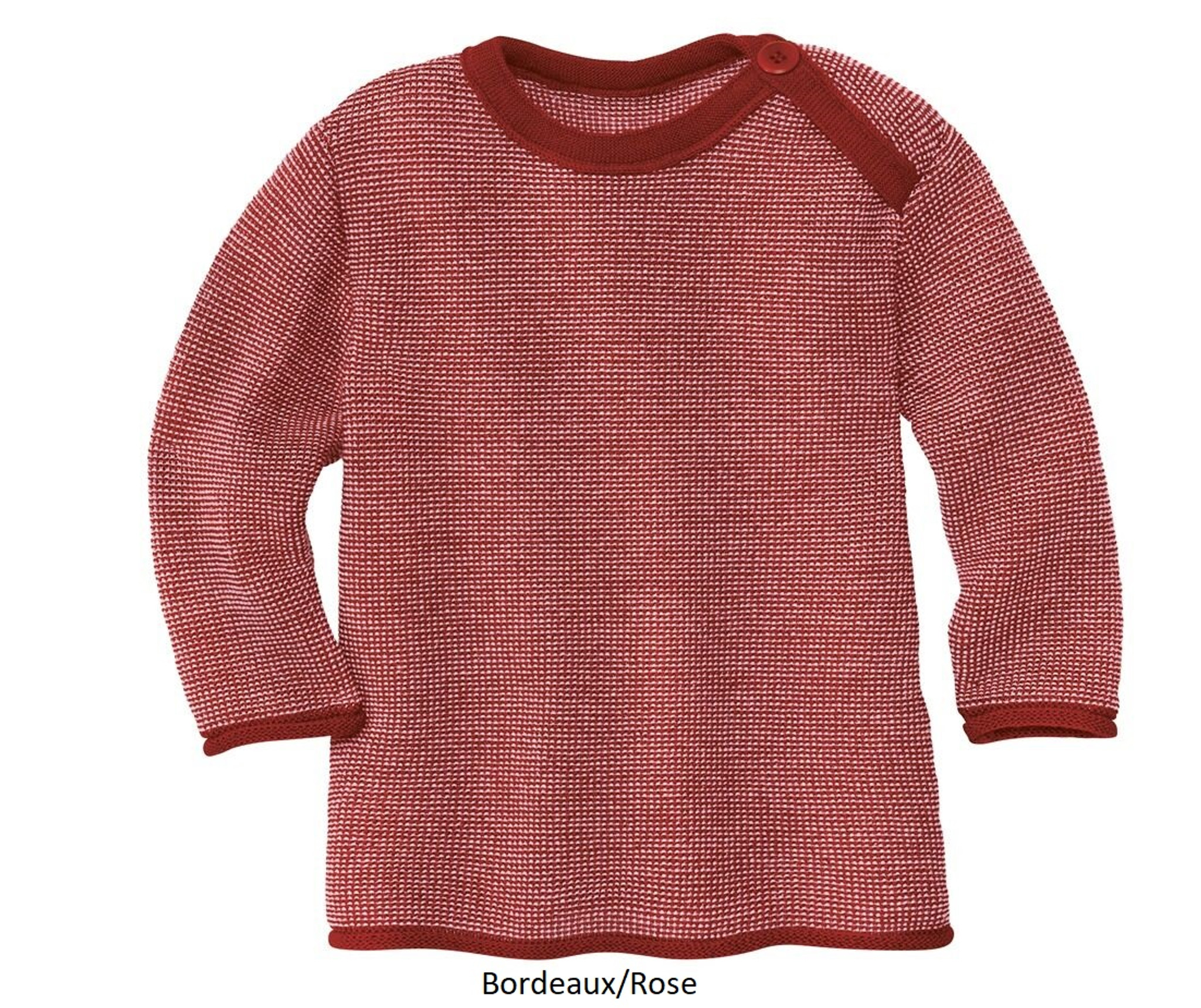 Disana Melange Jumper with Button - Disana Canada - Merino Wool