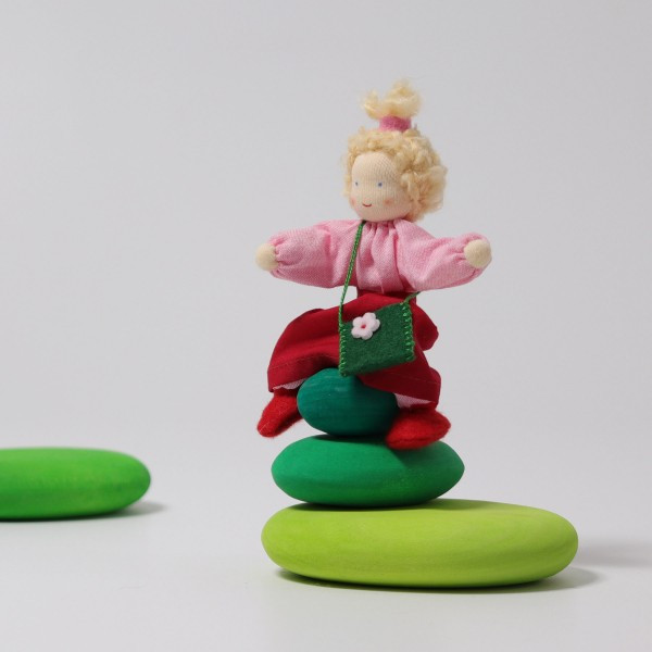 Grimm's Dollhouse Dolls Girl Blond Waldorf Dollhouse Dolls Ava's Appletree