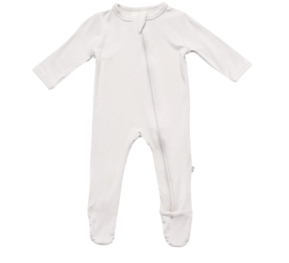 Kyte Baby Zippered Footie in Oat Kyte Baby Canada Bamboo Clothing