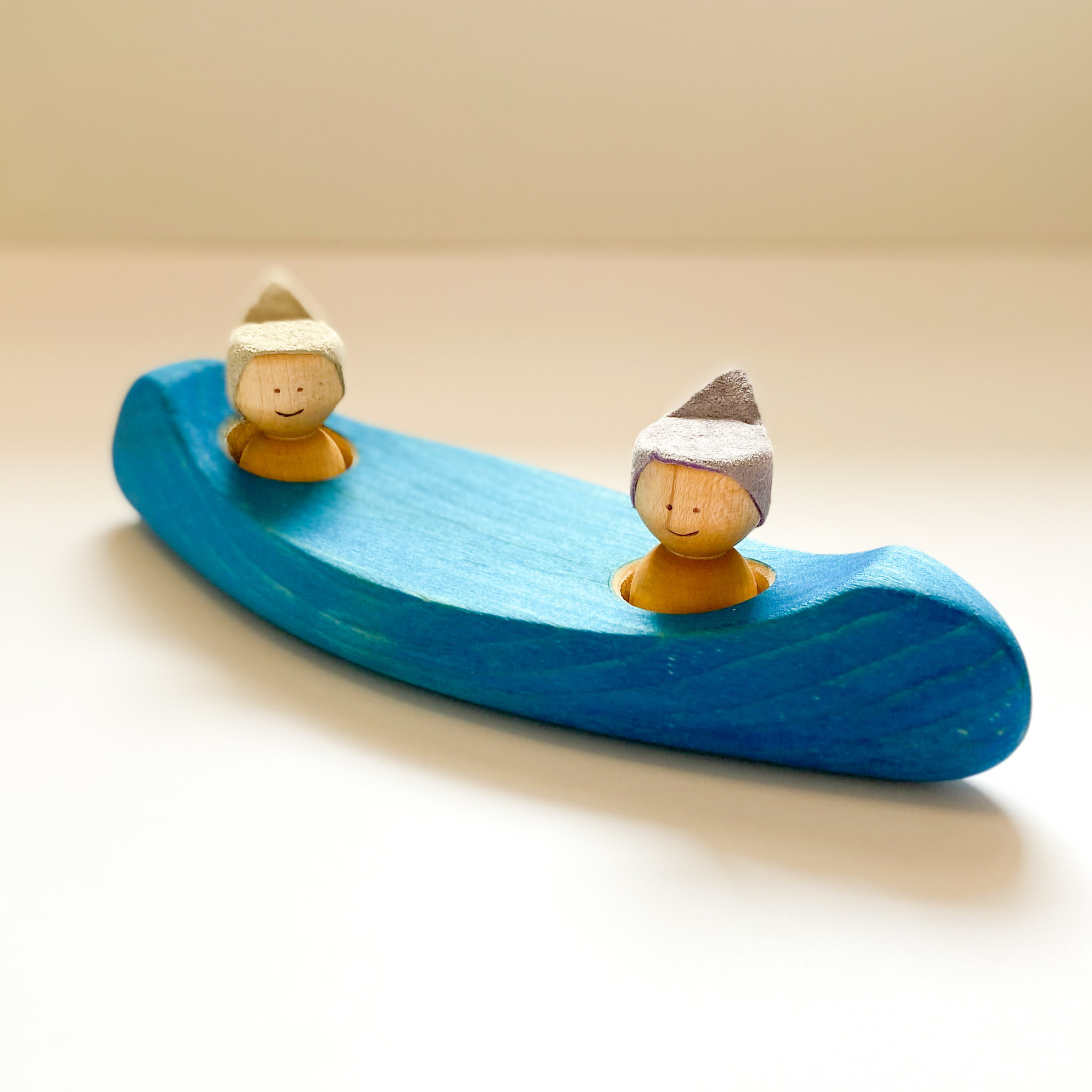 Natural Bathing Toys - Wooden Canoe - Ava's Appletree - Natural Toys