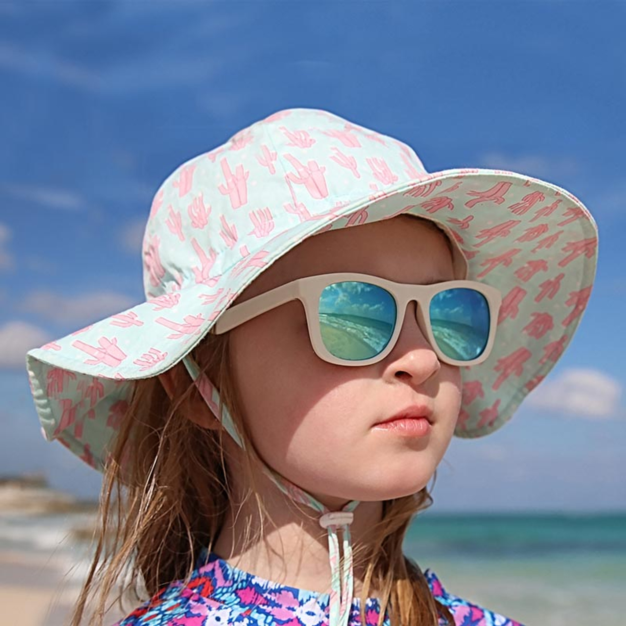 Jan & Jul Floppy Cotton Sun Hat Coral - Sun Hats for Kids - Ava's Appletree