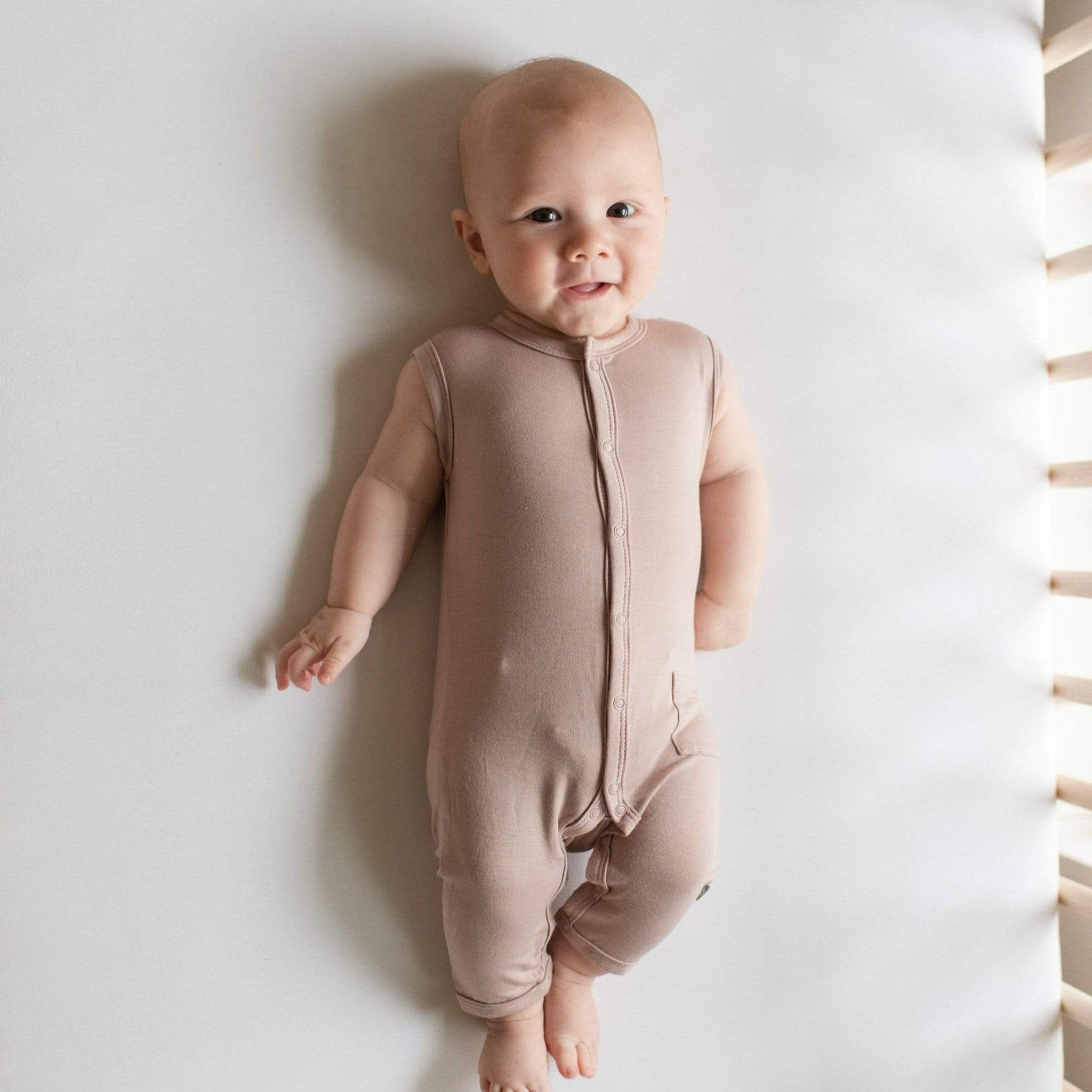 Kyte Baby Bodysuit Short in Sunset - Kyte Baby Canada - Bamboo