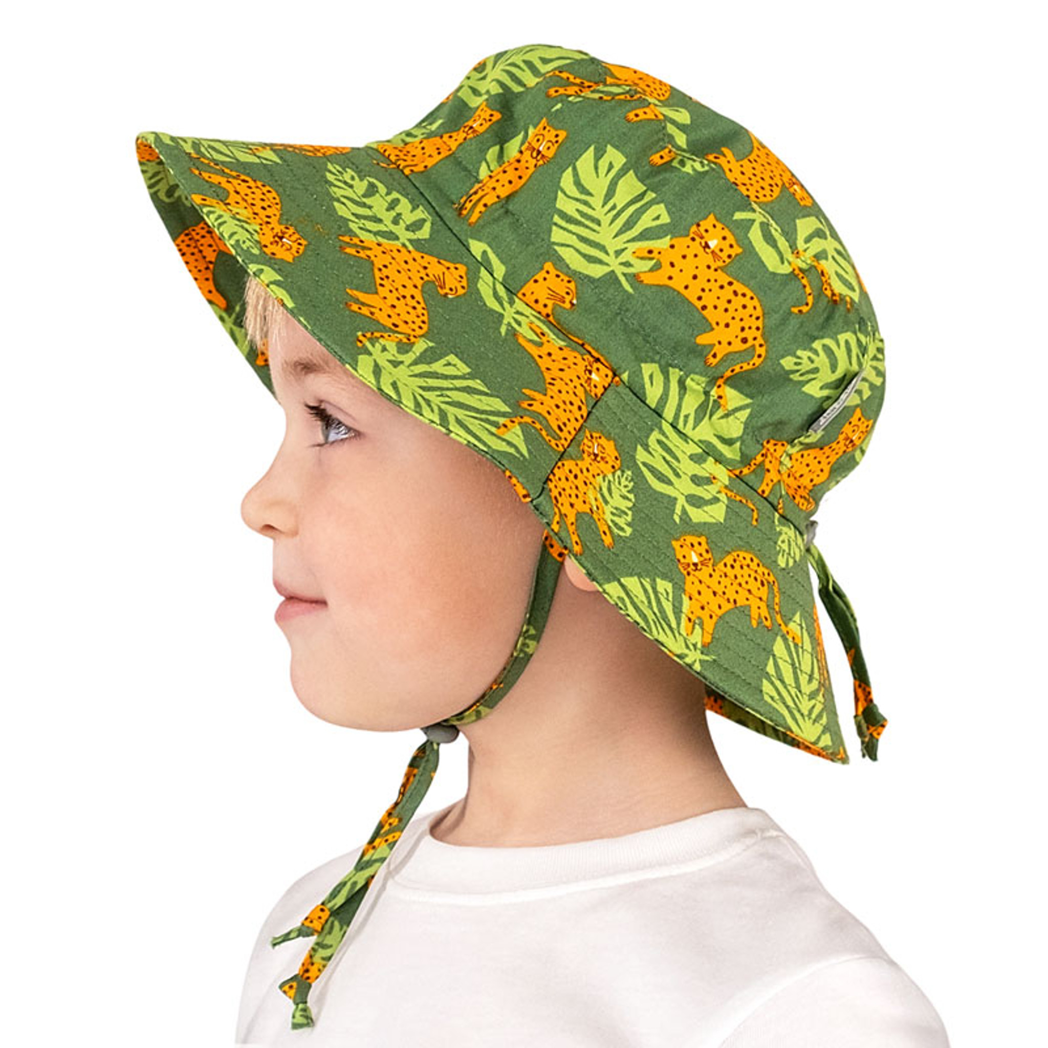 Foldable 100% Cotton Childrens Newborn Bucket Hat With Sun Visor