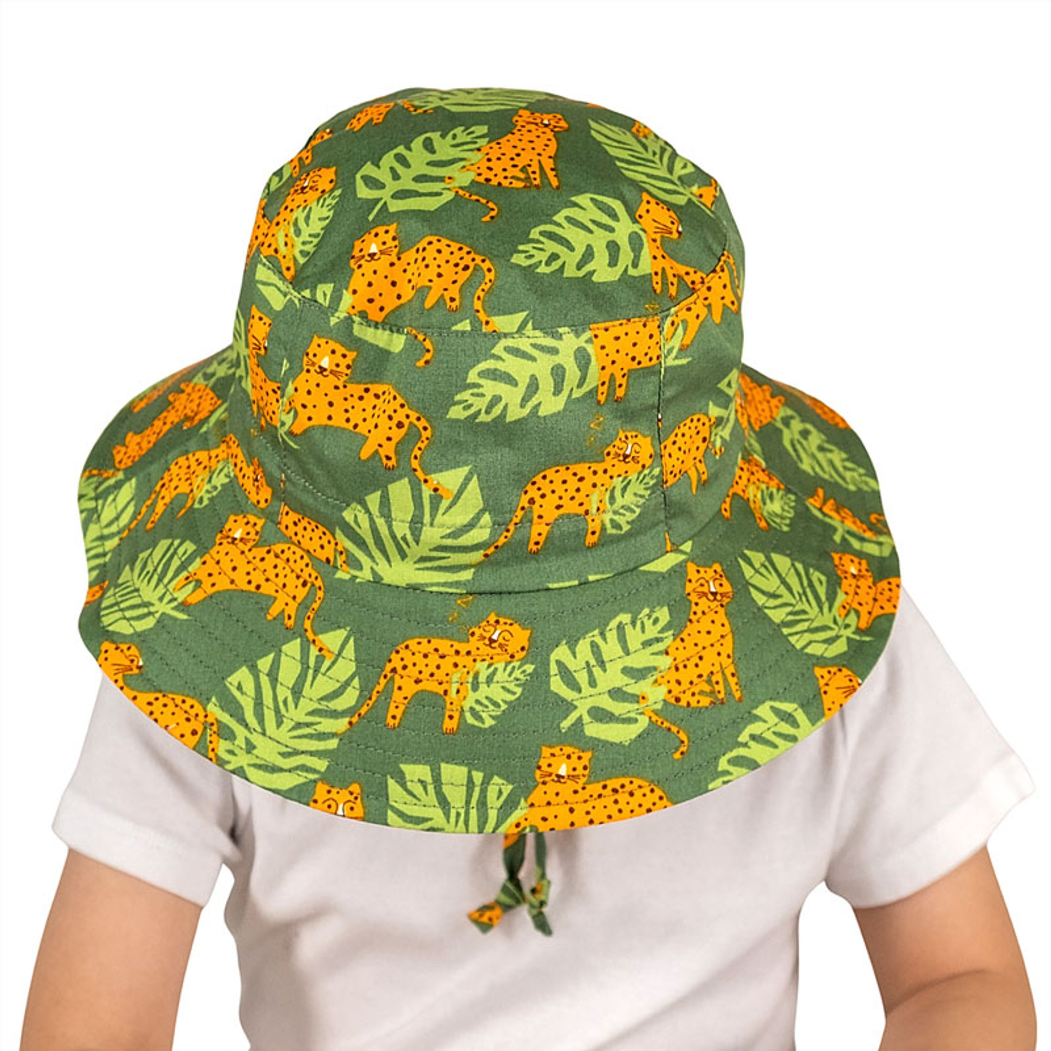Jan & Jul Bucket Cotton Sun Hat Leopard - Sun Hats for Kids
