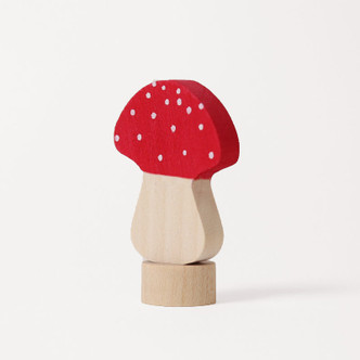 Small Toadstool - Birthday Ring Decoration