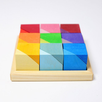 【新品】grimm&#39;s Building Set Arcs in Squares Grimm's Arcs in Squares Building Set – Nest