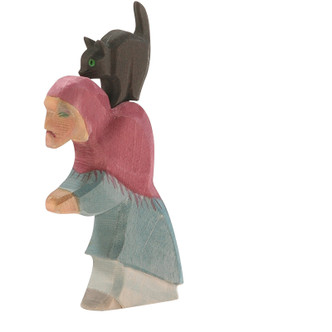 Ostheimer Wooden Cat for Witch - Witch sold separately 
