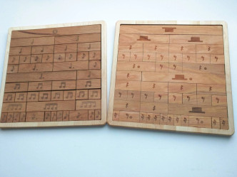 Music Fraction Bars - Notes/Rests 2 sided