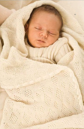 Disana Knitted Baby Blanket