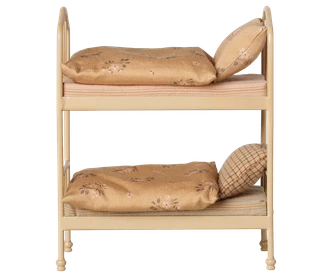 Maileg Bunk Bed, Mouse - Wheat