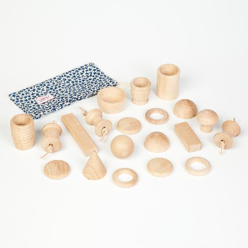 Grapat Wooden Natural Treasure Set with 20 Pieces