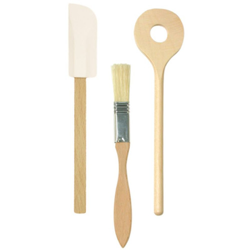Glueckskaefer Wood Pastry Set 3 pcs