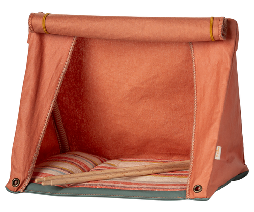Maileg Happy Camper Tent, Mouse - Orange