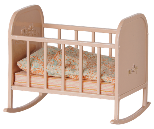 Maileg Cradle , My - Light Rose