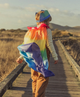 Sarah's Silks Rainbow Cape