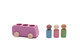 Lubulona Bus Pink with 3 Figures