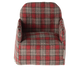 Maileg Chair, Mouse - Red Checker