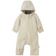 Disana Boiled Wool Zip Overalls - Natural