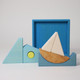 Grimm's Building Set Creative Puzzle - Boat Blue