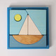 Grimm's Building Set Creative Puzzle - Boat Blue