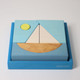 Grimm's Building Set Creative Puzzle - Boat Blue