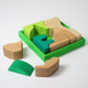 Grimm's Building Set Creative Puzzle - Squirrel Green