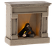 Maileg Fireplace, Mouse - Off White