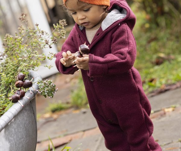 Dungarees in Organic Merino Wool by Disana. Baby and children's dungarees  by Disana in 100% soft, breathable organic Merino wool. - £33.50