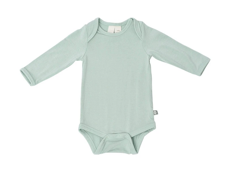 Kyte Baby Bodysuit Long in Sage - Kyte Baby Canada - Bamboo Clothing for  Babies - Ava's Appletree