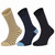 Sugar Free Sox Health & Comfort Assorted Mens Dots & Stripes Mid-Calf Socks 3 Pack (XL)| Big & Tall