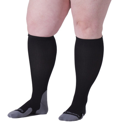 Extra Wide Compression Socks by Sugar Free Sox