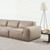 Walker Ext Sofa Cappucino