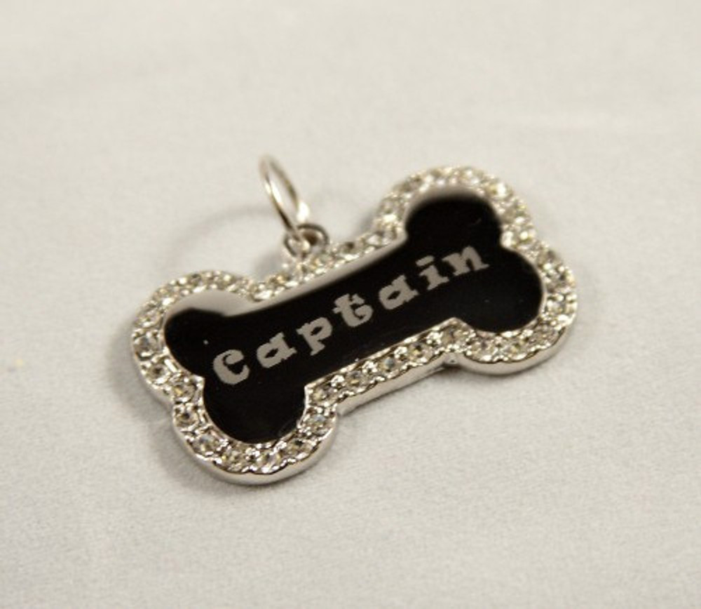 Cubic Dog Bone Pet ID Tag
