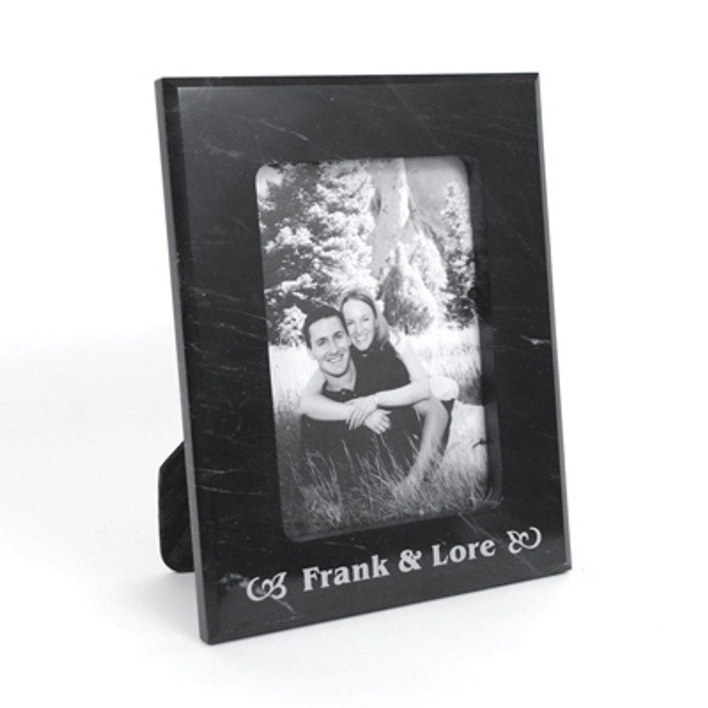 Black Marble Photo Frame