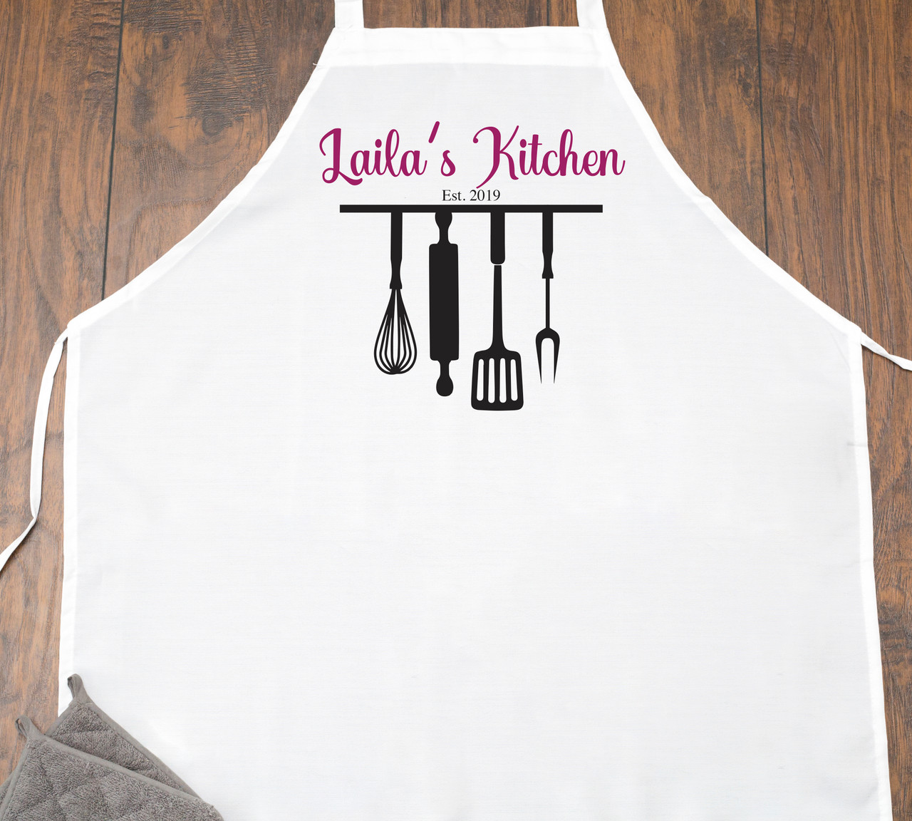 Customized Apron Funny Kitchen Personalized Aprons Chef Gifts
