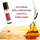 HEART Blend Roll-On diluted with 100% Pure Golden Jojoba | Urban Medicine Woman (UMW)