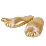 Golden Slip on Penis Slippers NA