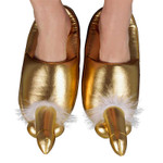 Golden Slip on Penis Slippers NA