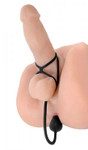 Master Series Silicone Triple Ring With Compact Anal Plug Master Series