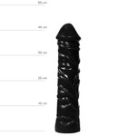 Realistic XXL Dildo 33 cm Black NA