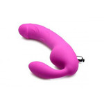 Royal Rider Vibrating Silicone Strapless Strap On Dildo Master Series