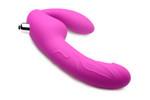 Royal Rider Vibrating Silicone Strapless Strap On Dildo Master Series