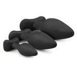 Easytoys Anal Collection Black Silicone Buttplug Set Easytoys