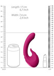 VIVE Miki Pulse Wave & Flickering GSpot Vibrator Pink VIVE