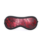 BuzzPinky Cotton Laced Blindfold Rose Red BuzzPinky
