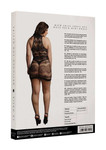 Criss Cross Neck Mini Dress Plus Size le desir