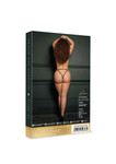 Aimé Brief with Open Crotch and Buttock, Adjustable Slider and Golden Details Plus Size le desir