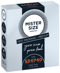 MISTER SIZE 53-57-60 Test Packages With 3X1 Condom Sizes Mistersize
