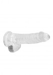Realistic Dildo with Balls - 6"/ 15 cm